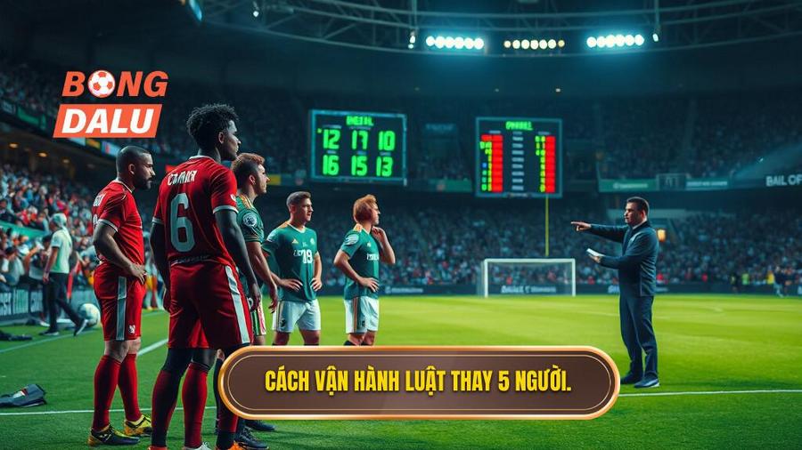 Luật thay 5 người trong 3 lượt: Cuộc cách mạng thay đổi diện mạo bóng đá hiện đại 2 2. Cách vận hành luật thay 5 người.