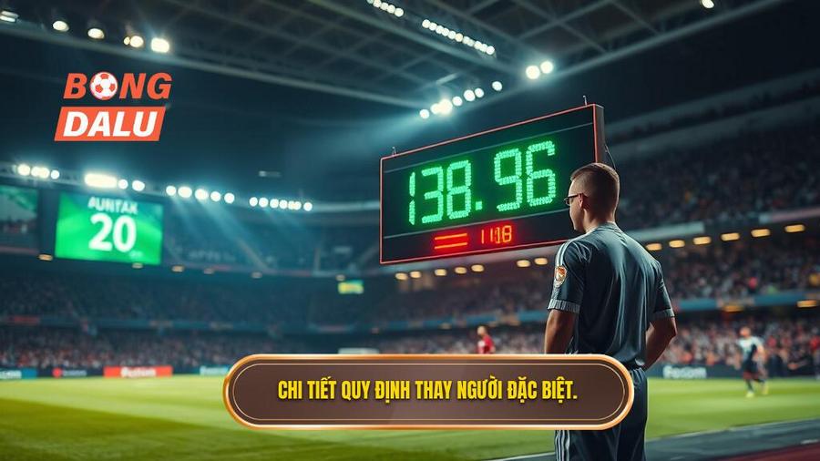 Thay người khi có cầu thủ bị chấn thương vùng đầu: Bước ngoặt nhân văn trong bóng đá hiện đại 2 2. Chi tiết quy định thay người đặc biệt.