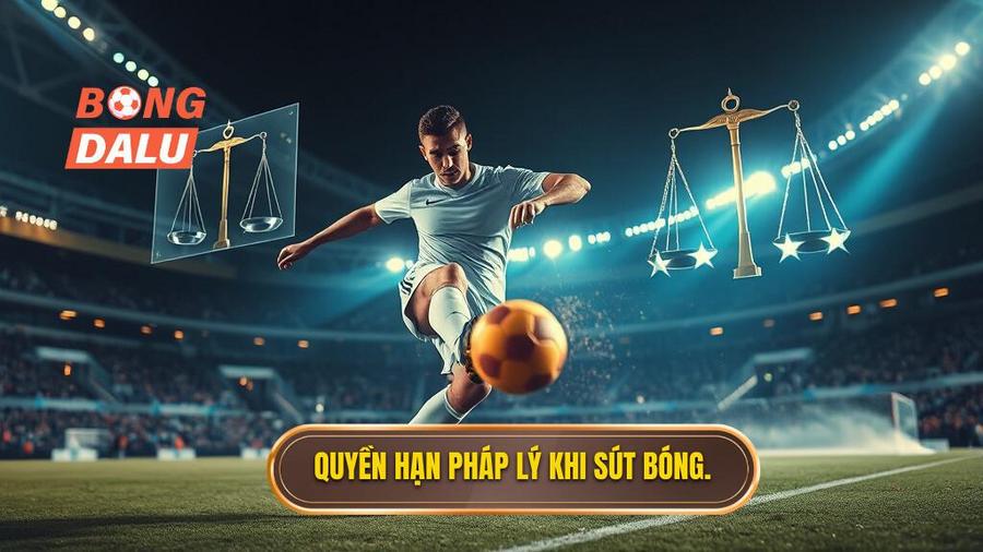 Cầu thủ sút phạt đền được phép làm gì? Phân tích chi tiết luật sút Penalty 2 2. Quyền hạn pháp lý khi sút bóng.