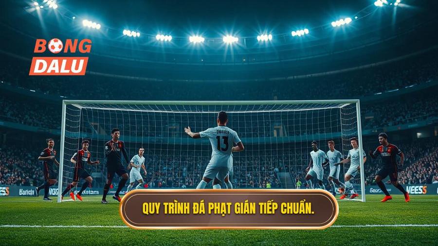 Phạt gián tiếp trong vòng cấm: Toàn tập kiến thức từ chuyên gia BONGDALU 3 3. Quy trình đá phạt gián tiếp chuẩn.